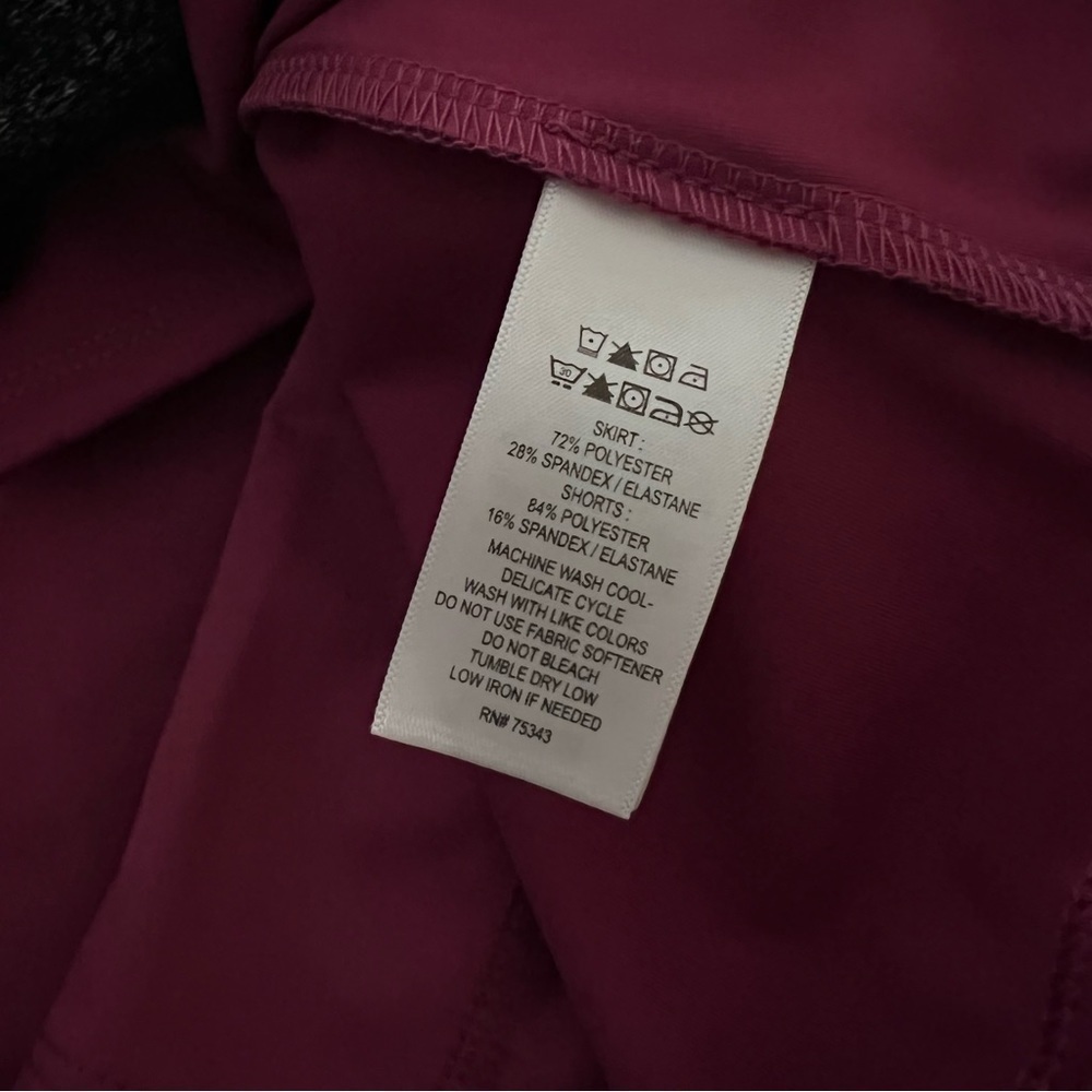 Tommy Bahama Dark Pink UPF 50 Golf Tennis Active Golf Skort Skirt - Picture 11 of 11